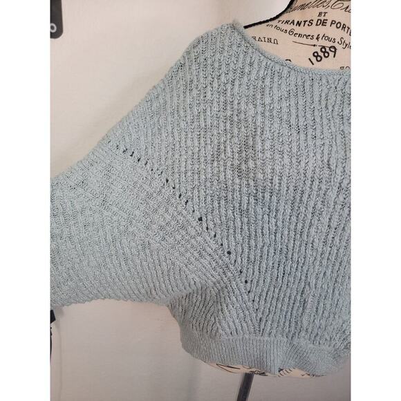 Anthropologie Crewneck Batwing Knit Sweater Size Large Fisherman OB1734156 - Picture 5 of 12